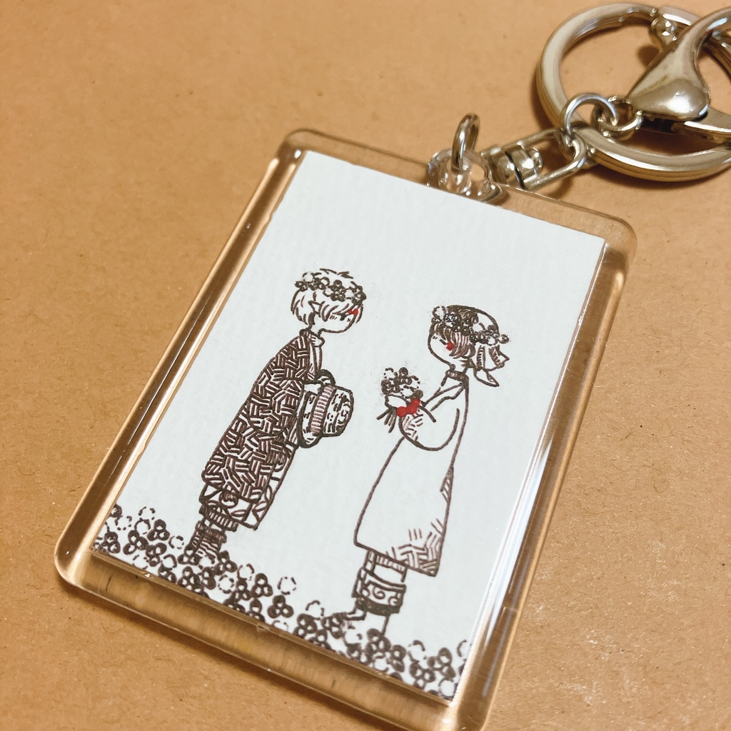 檎白原画キーホルダー