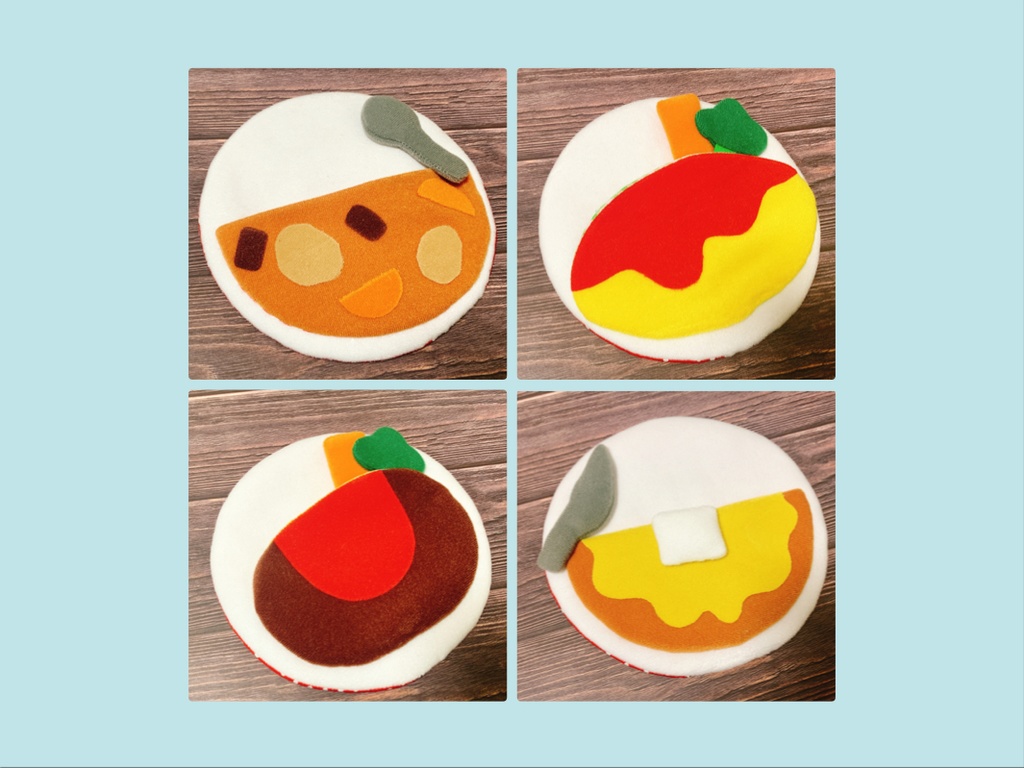 ぬい用♪ごちそうおふとん(※受注生産)