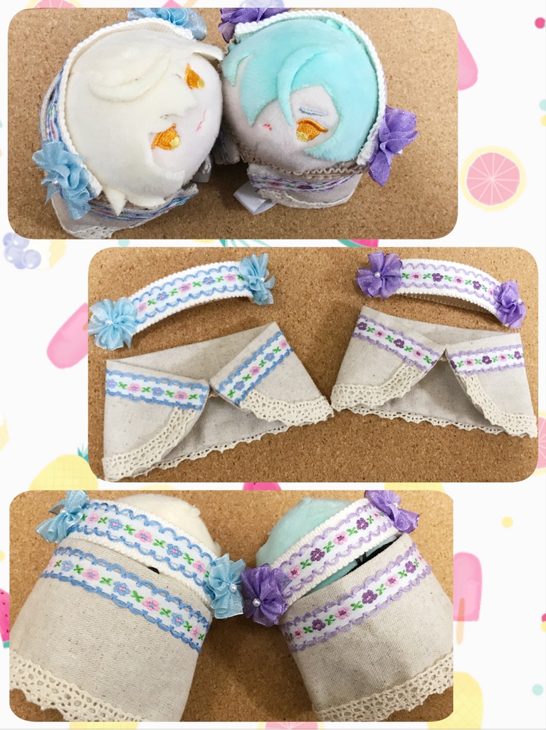 もちマス用おようふく、いろいろ。