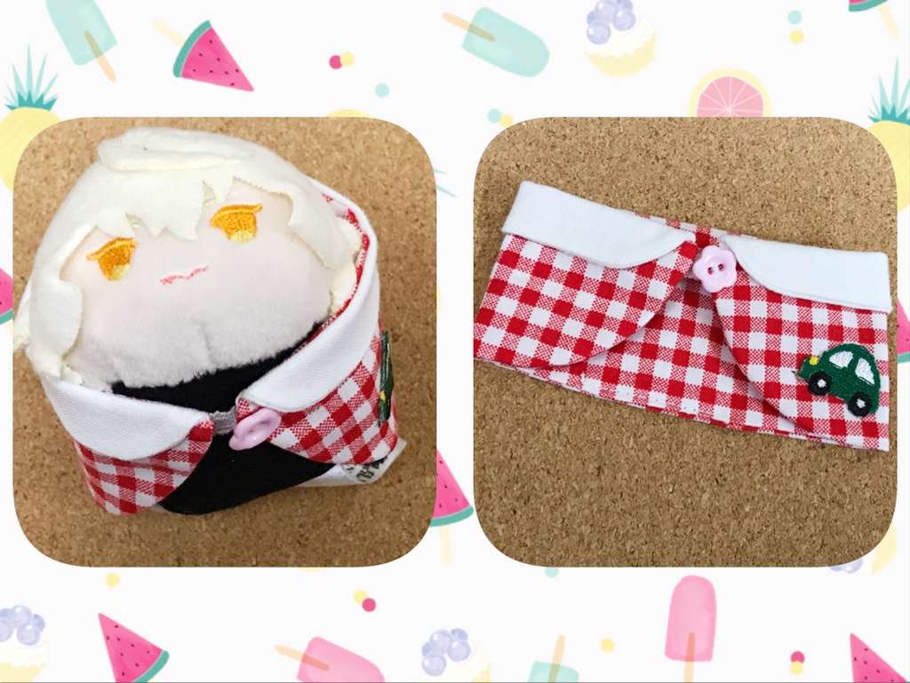 もちマス用おようふく、いろいろ。