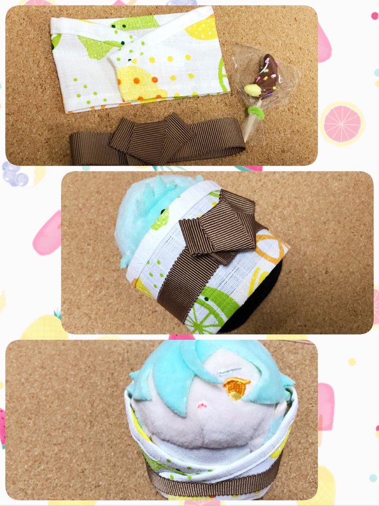 もちマス用おようふく、いろいろ。