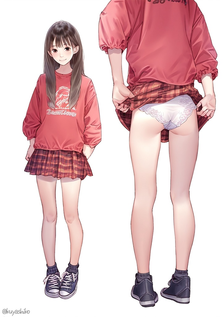 僕が見られない、あの子の下着姿1