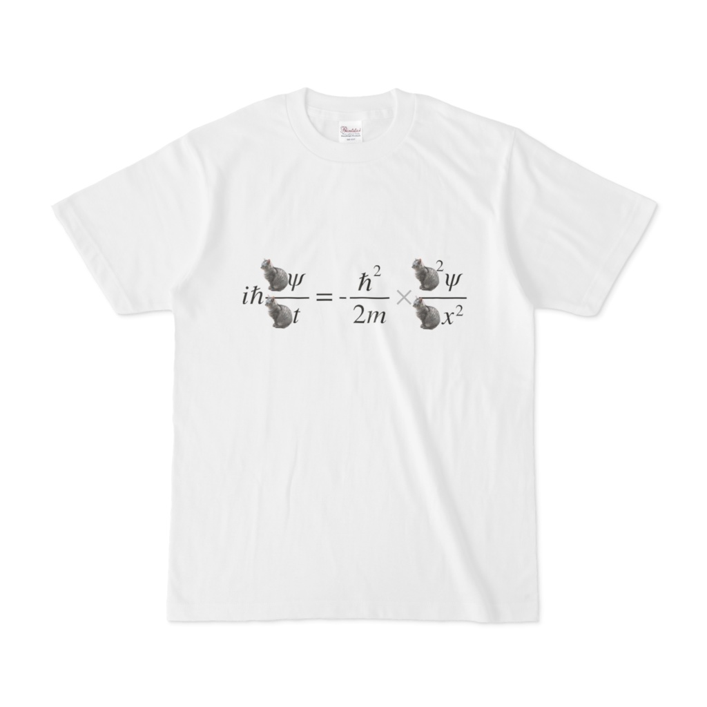シュレーディンガーの猫・Tシャツ