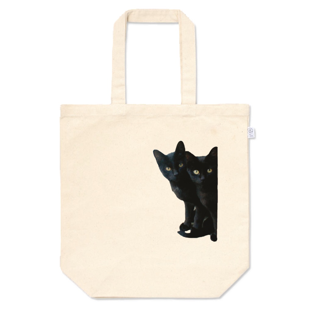 黒猫は見た・トートバッグ