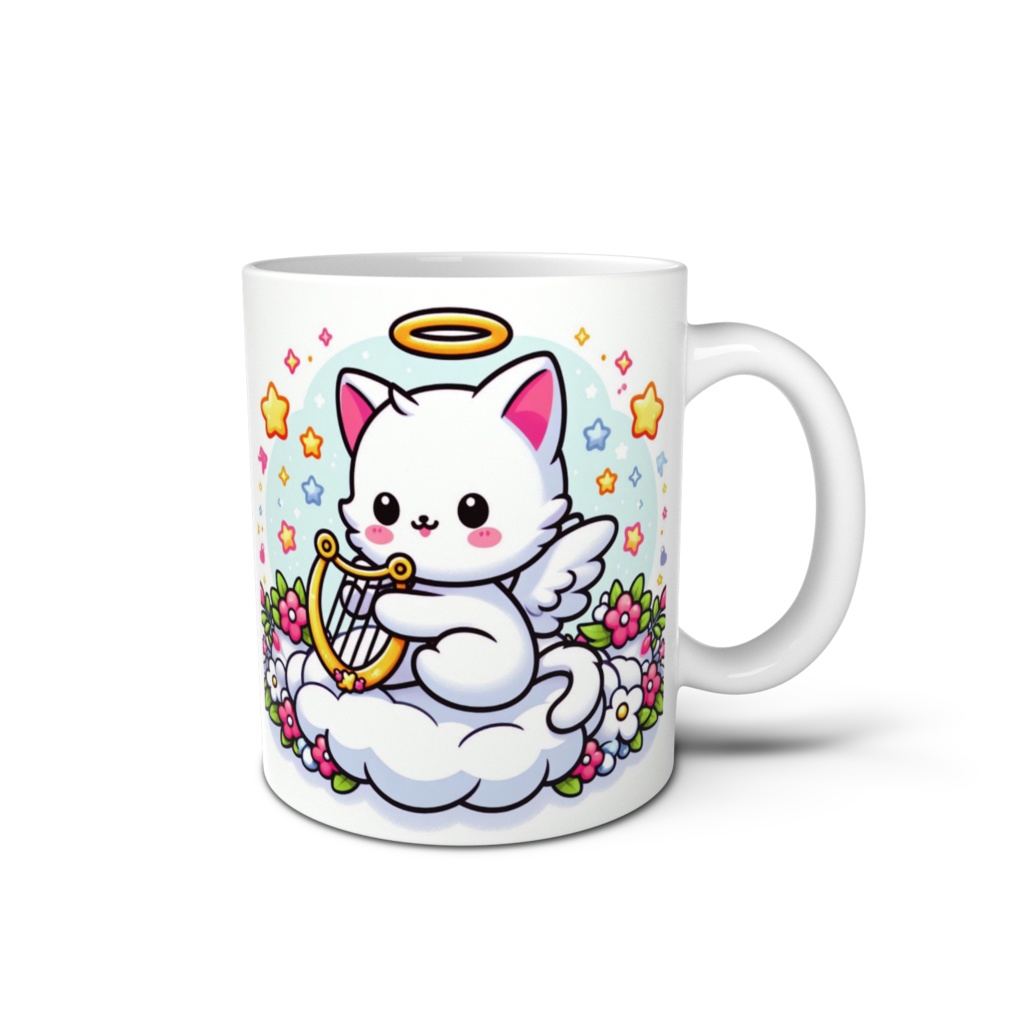 猫天使マグカップ