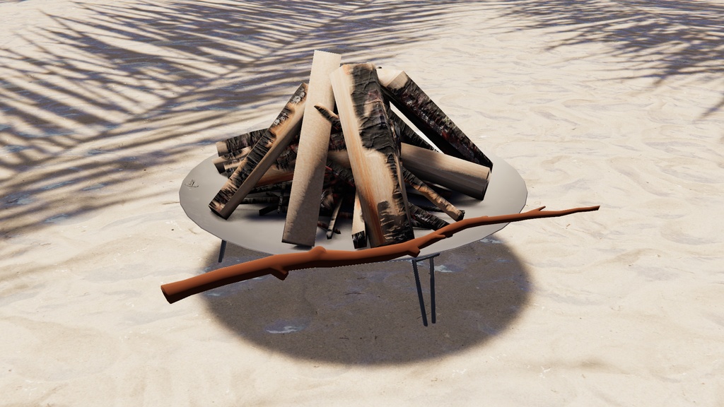 マシュマロ&焚火ギミック【PCアバター専用】