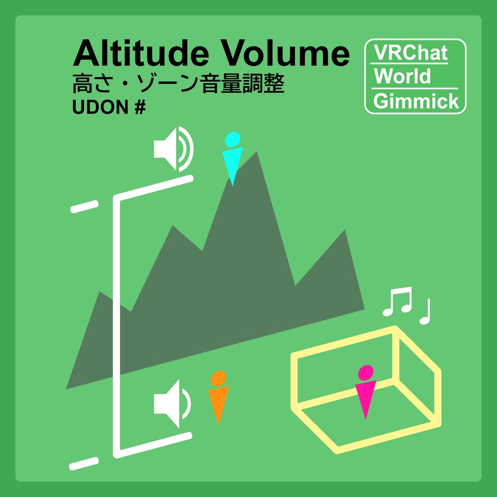 AltitudeVolume -高さ・ゾーン音量調整-【UDON Sharp】