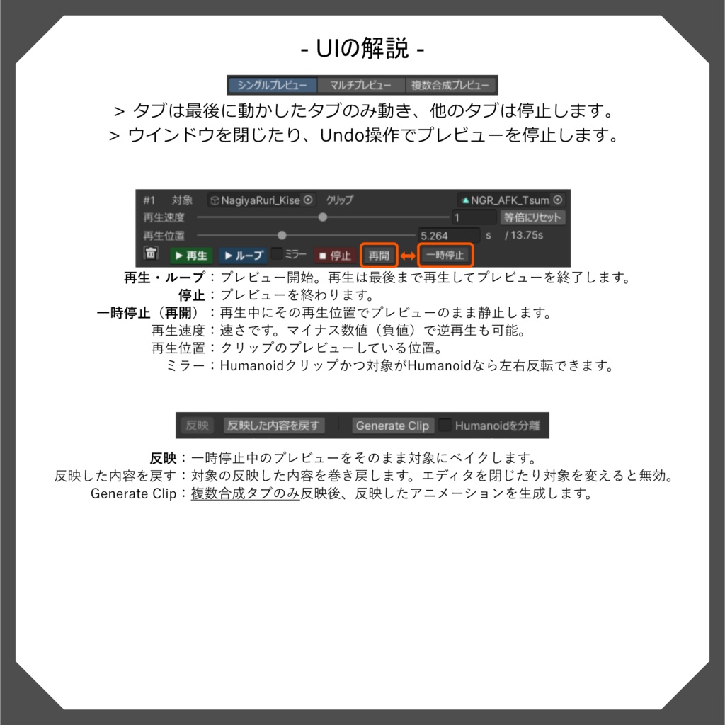 AnimationPreview【UnityAnimTools】