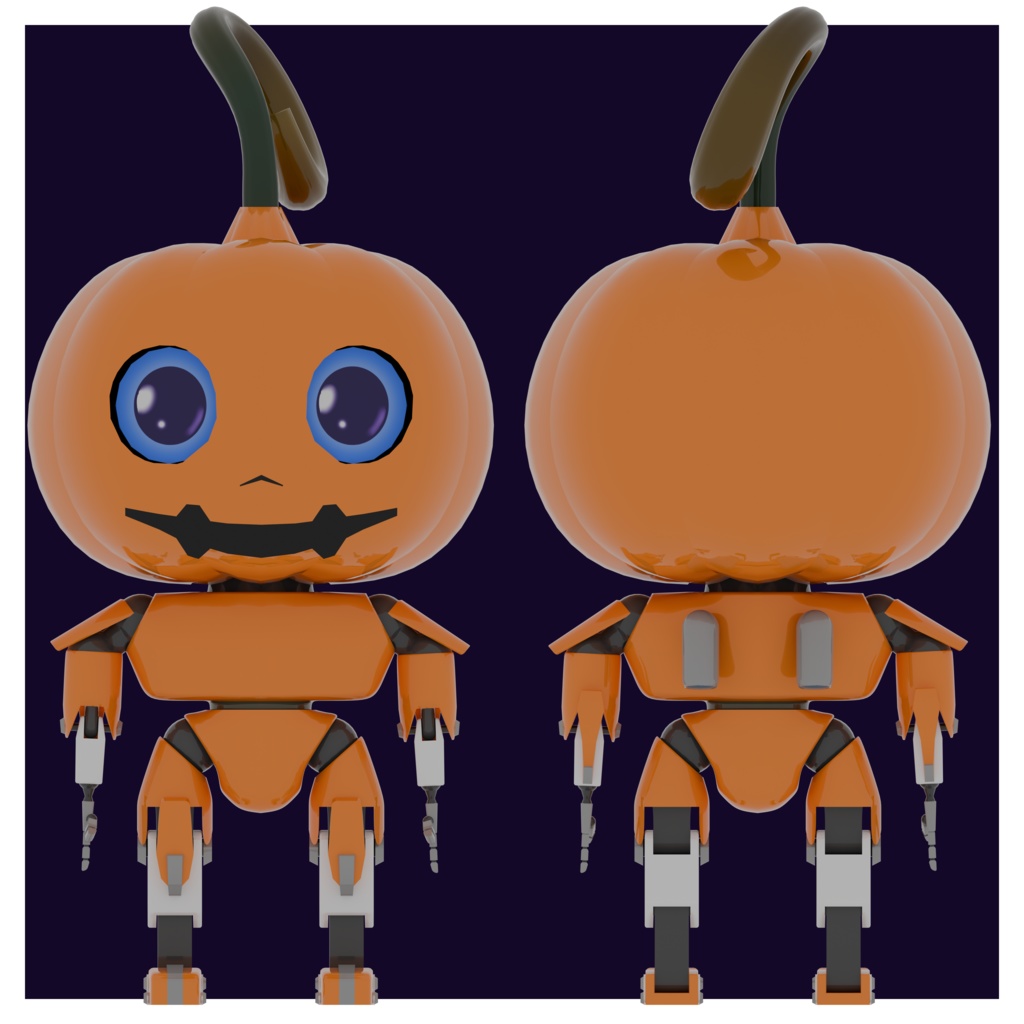 【無料】じゃっくん-Jyakkun- / オリジナル3Dモデル