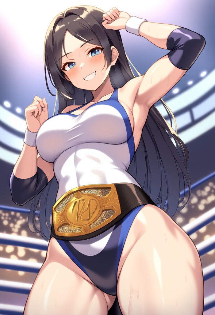 女子プロレス美少女AIイラストコレクション2 勝利ポーズ編