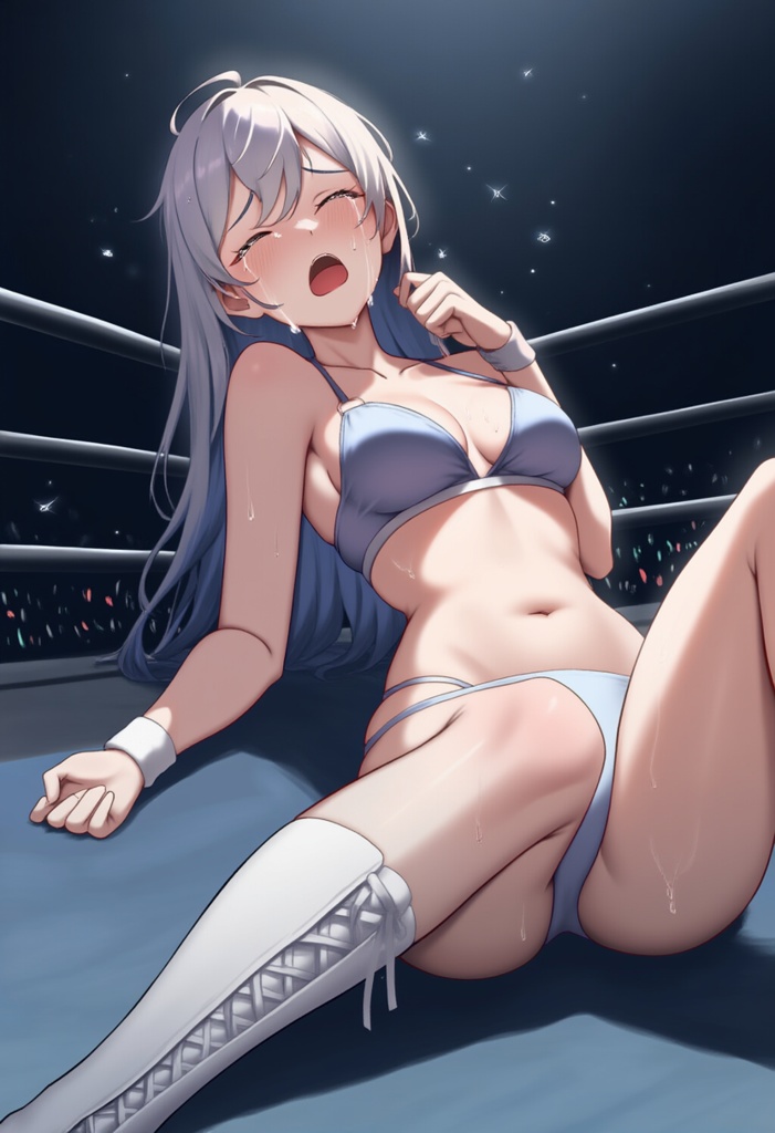 女子プロレス美少女AIイラストコレクション3 敗北ポーズ編