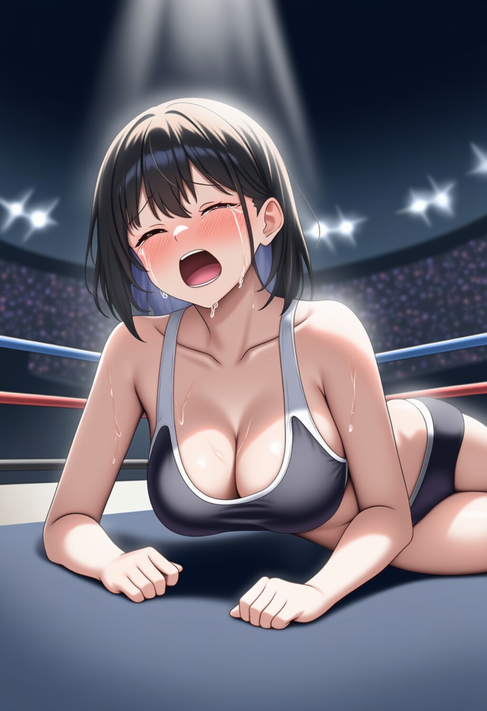 女子プロレス美少女AIイラストコレクション3 敗北ポーズ編