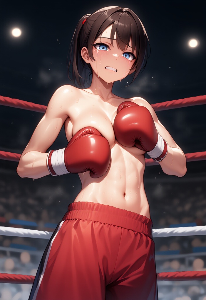 女子ボクシング美少女AIイラストコレクション5 罰ゲーム編