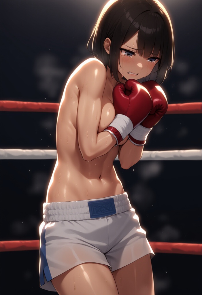 女子ボクシング美少女AIイラストコレクション5 罰ゲーム編