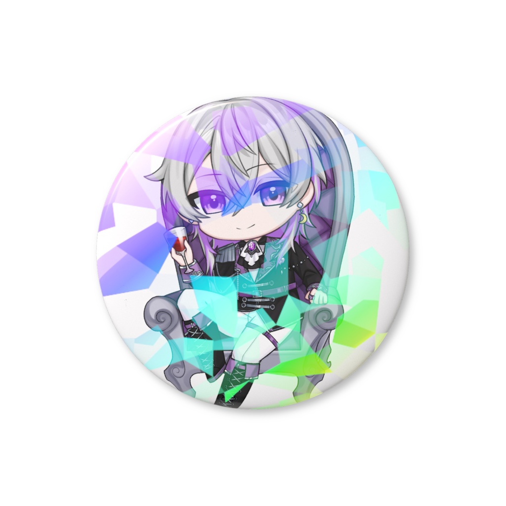夜乃きらホログラム缶バッジ全2種 - 44mm