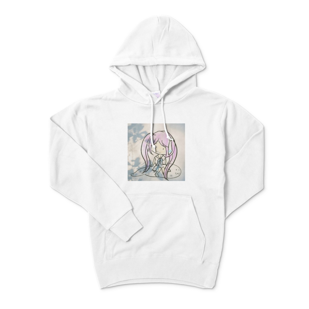 ちょりごまパーカー(白)