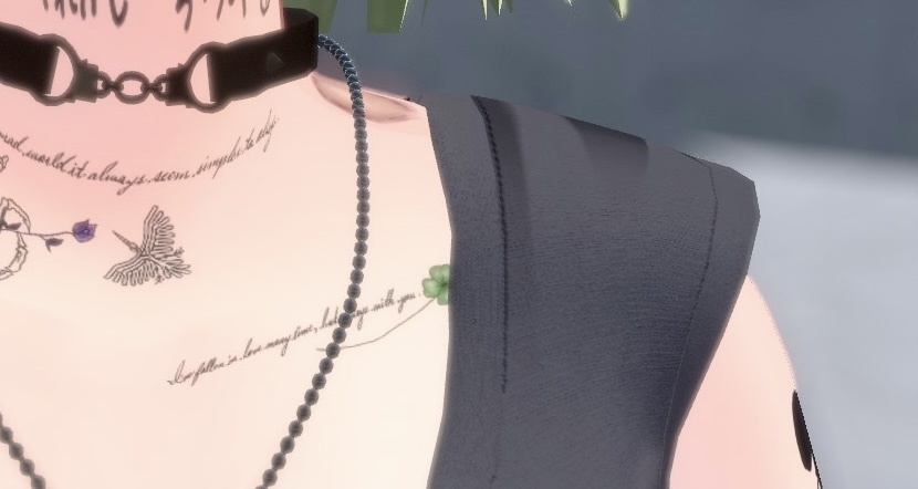 レタリングタトゥー vol.4 【桔梗対応】【購入者に限り1人まで譲渡可能】