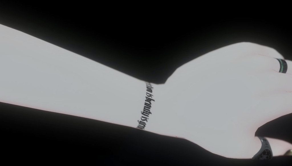 レタリングタトゥーVol.5【桔梗•リーシュ対応】