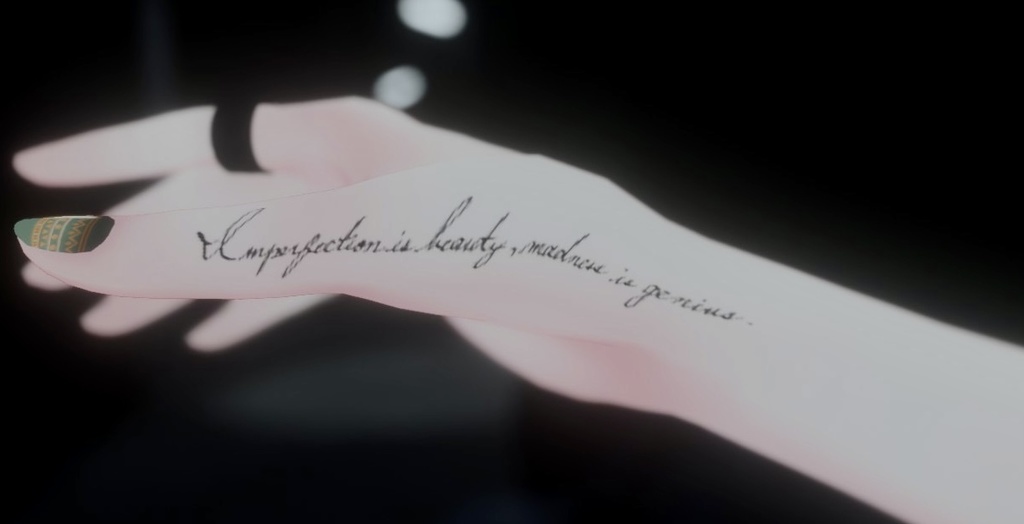 レタリングタトゥーVol.5【桔梗•リーシュ対応】