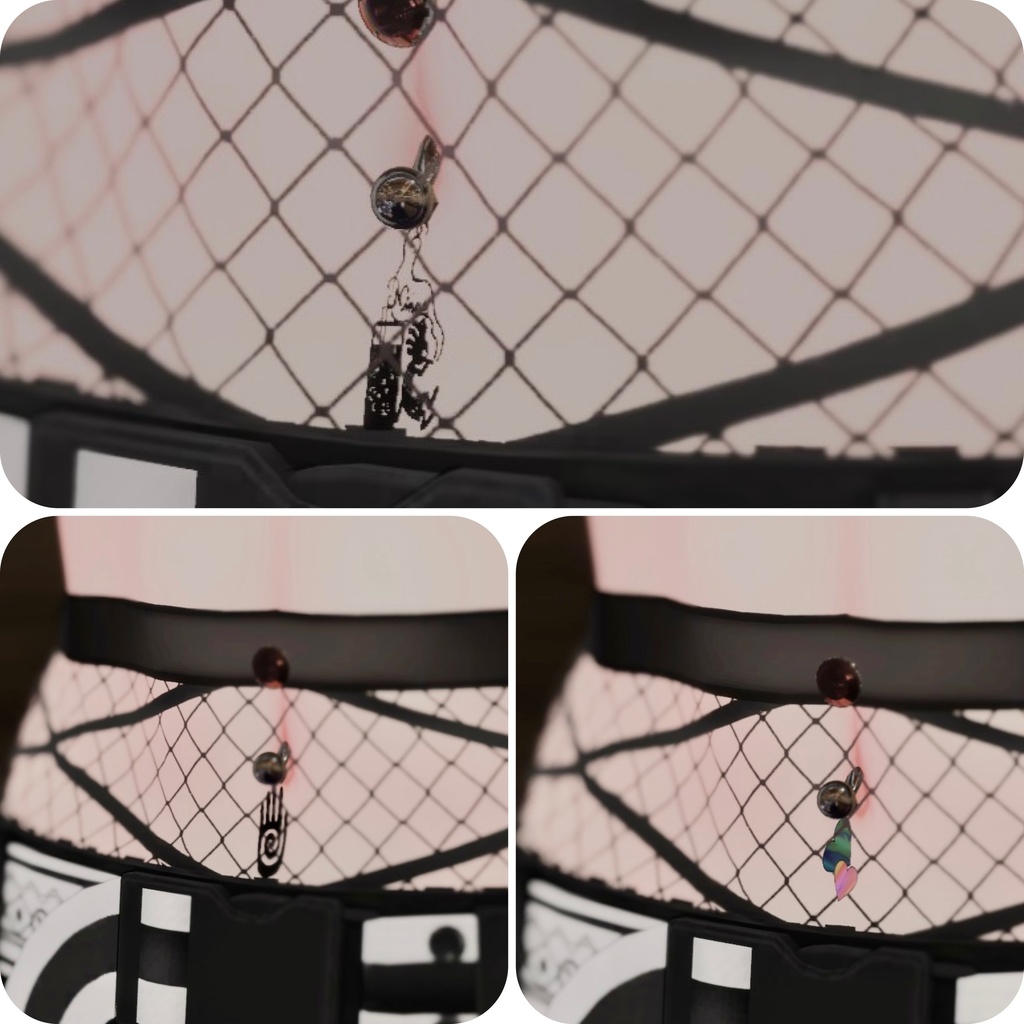 【無料】へそピアス VRC想定