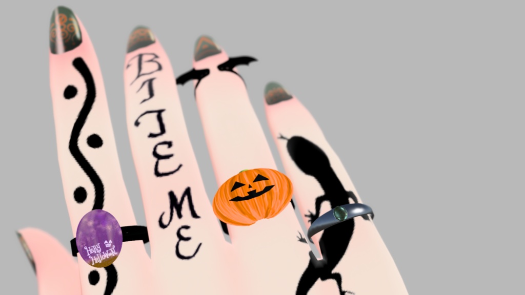 ハロウィンアクセサリーセット VRC想定