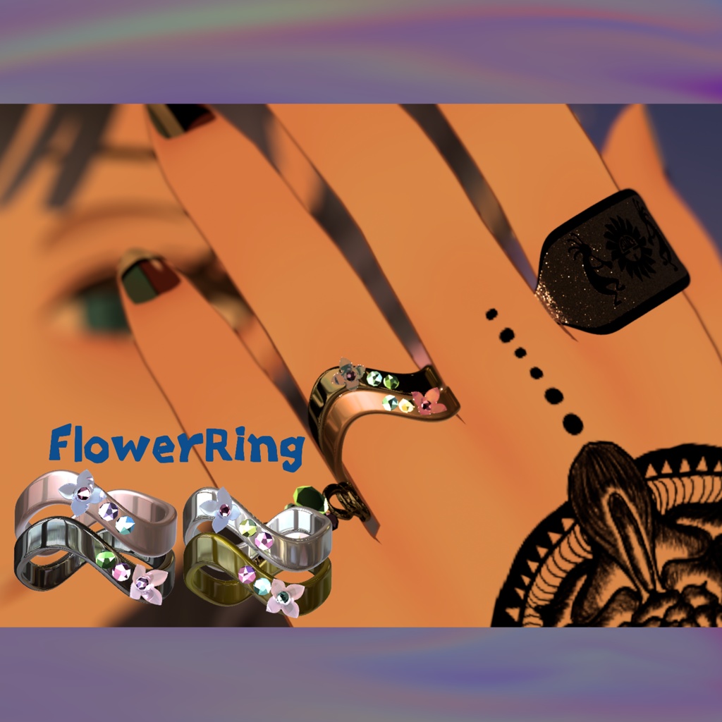 FlowerRing【VRC想定】※譲渡版有