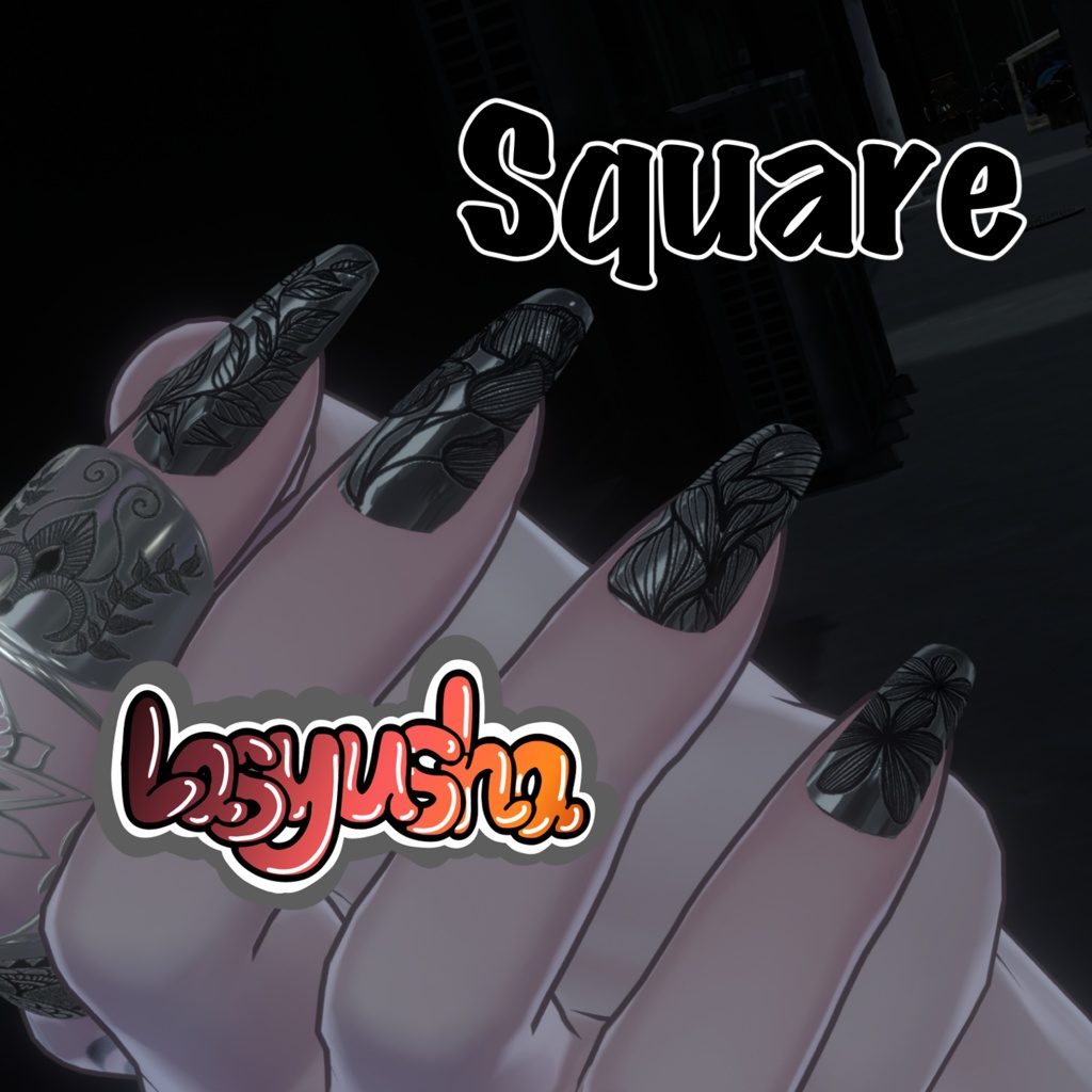 【MA対応】ネイルチップ・ネイルテクスチャセット 販売可※注意事項有【VRC想定】9アバターMA対応済