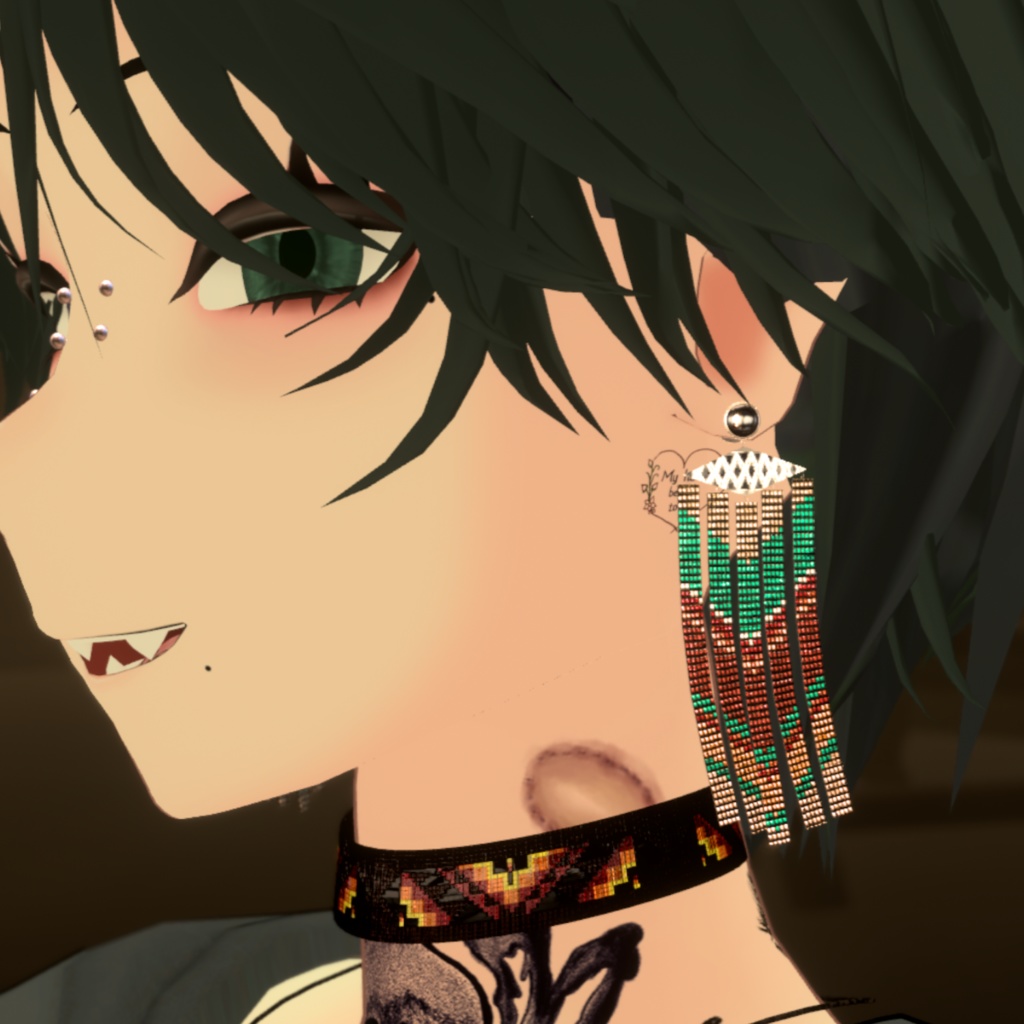 NativeAmericanPiercedEarrings