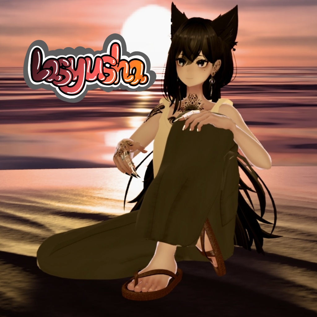 LeatherSandals 【VRC想定】5アバター対応