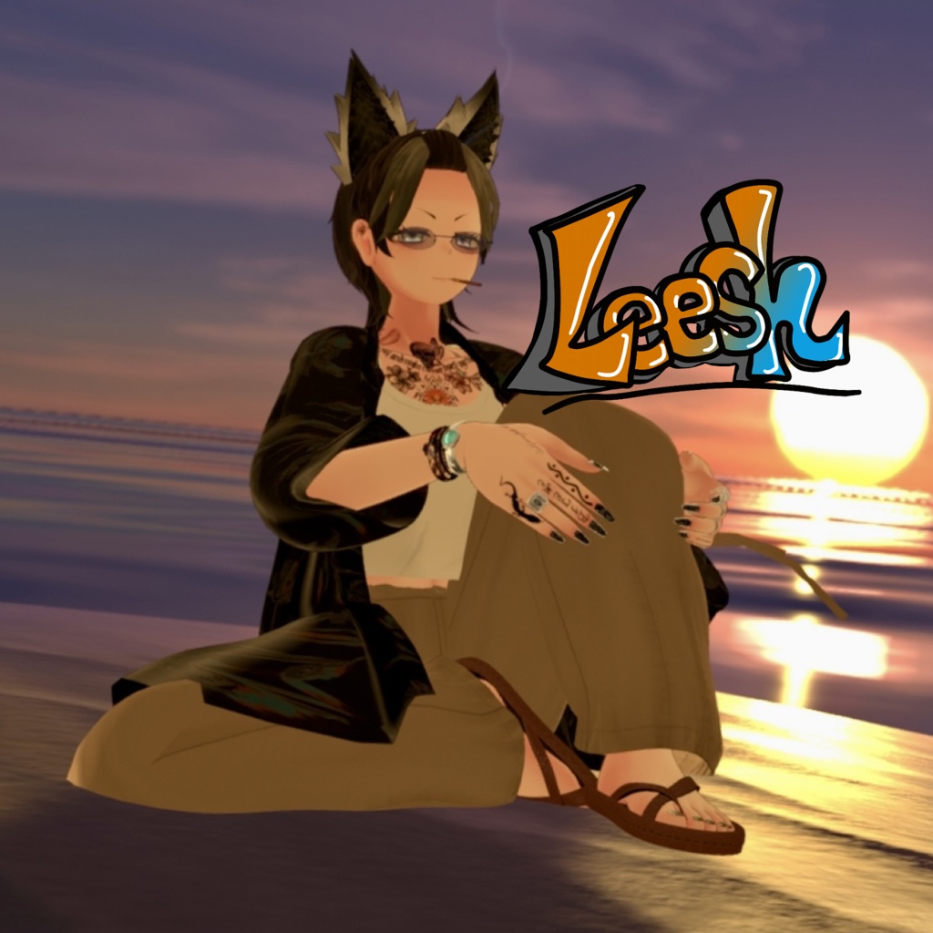 LeatherSandals 【VRC想定】5アバター対応