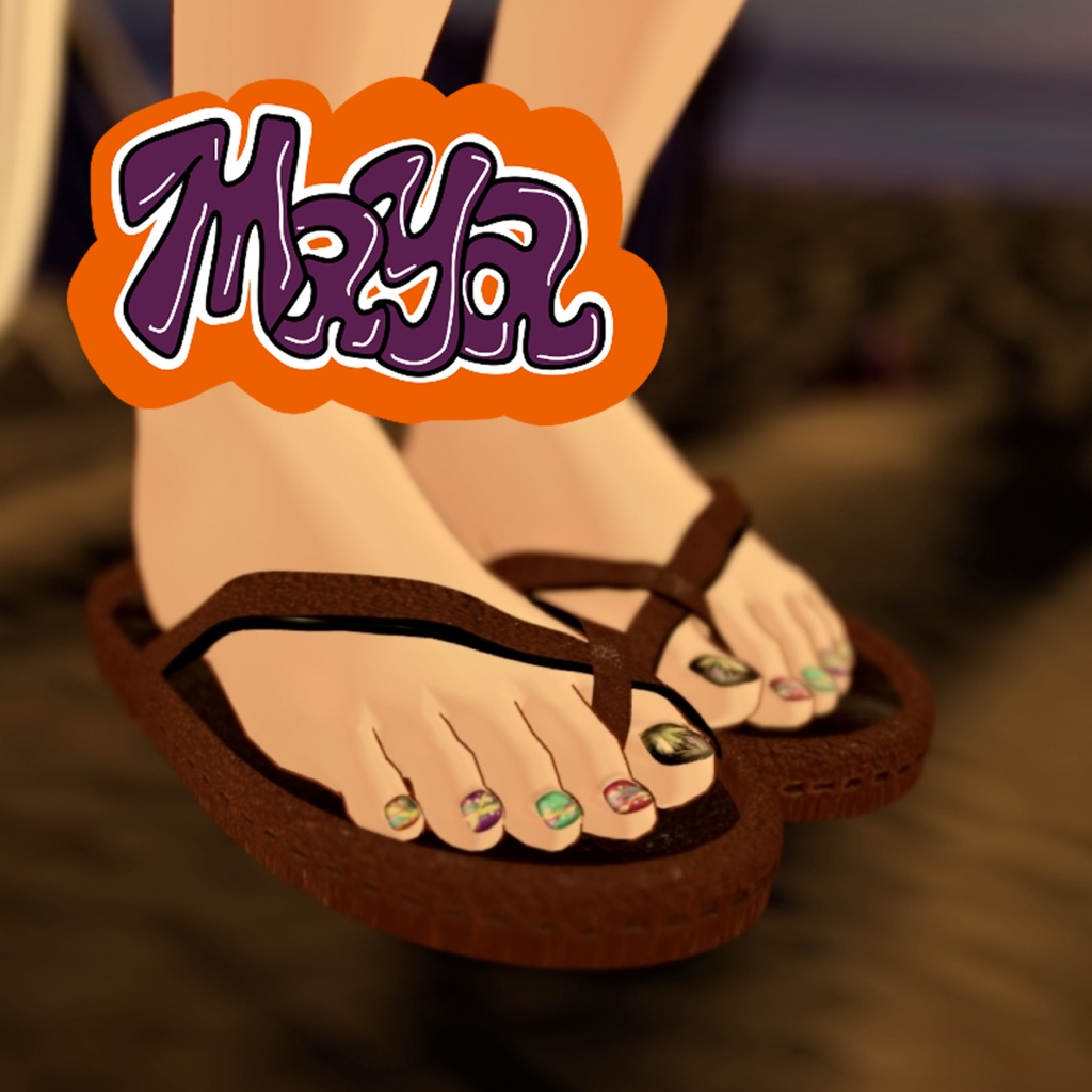 LeatherSandals 【VRC想定】5アバター対応