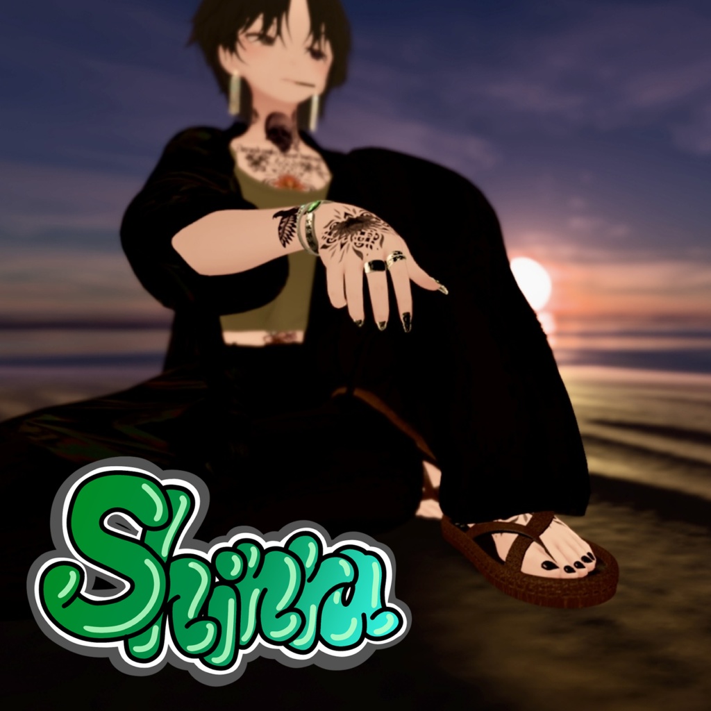 LeatherSandals 【VRC想定】5アバター対応