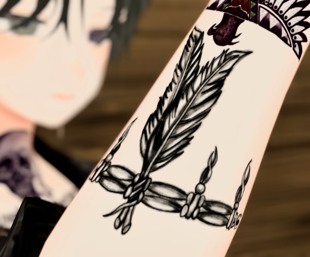 OnePointTattooSet 【VRC想定】