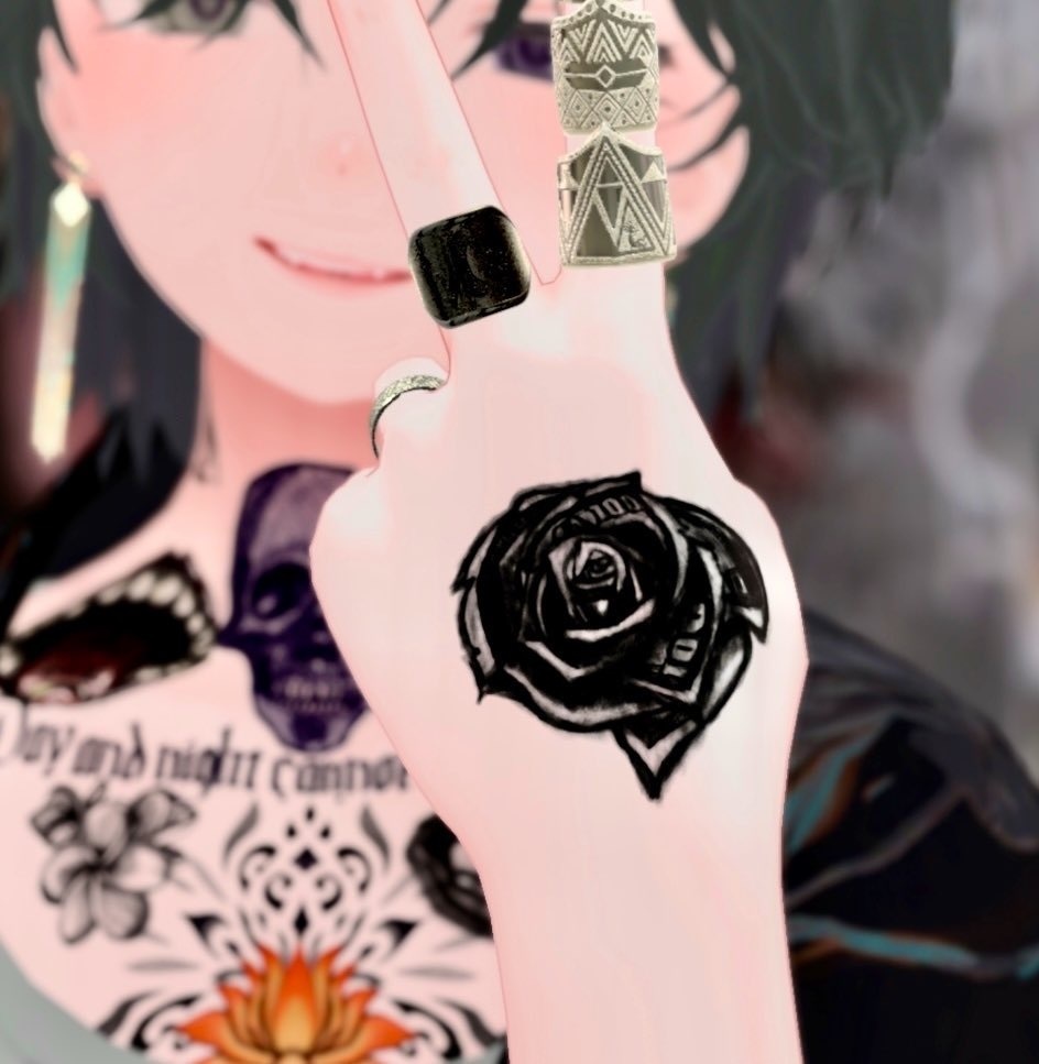 OnePointTattooSet 【VRC想定】