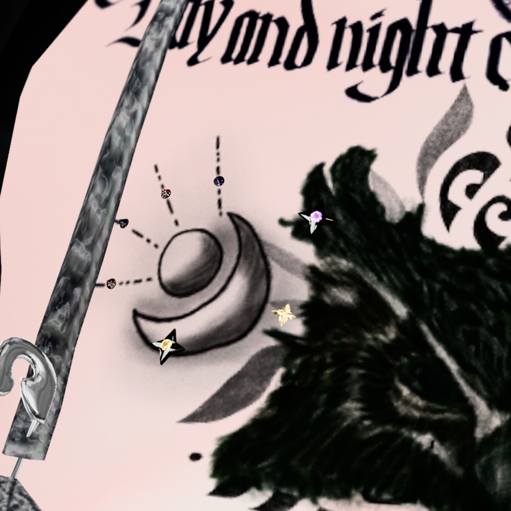 【Free】PiercedTattooSet 【VRC想定】無料配布