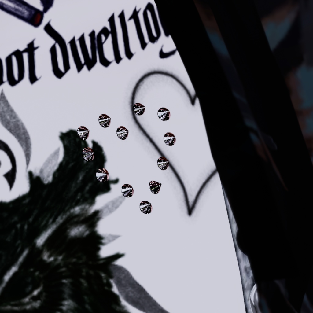 【Free】PiercedTattooSet 【VRC想定】無料配布