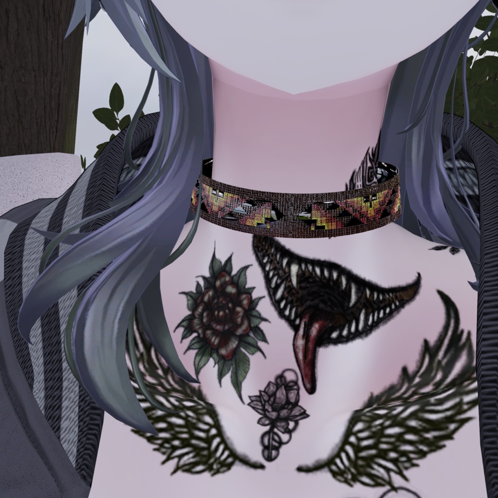 TattooSet_Flower 【VRC想定】