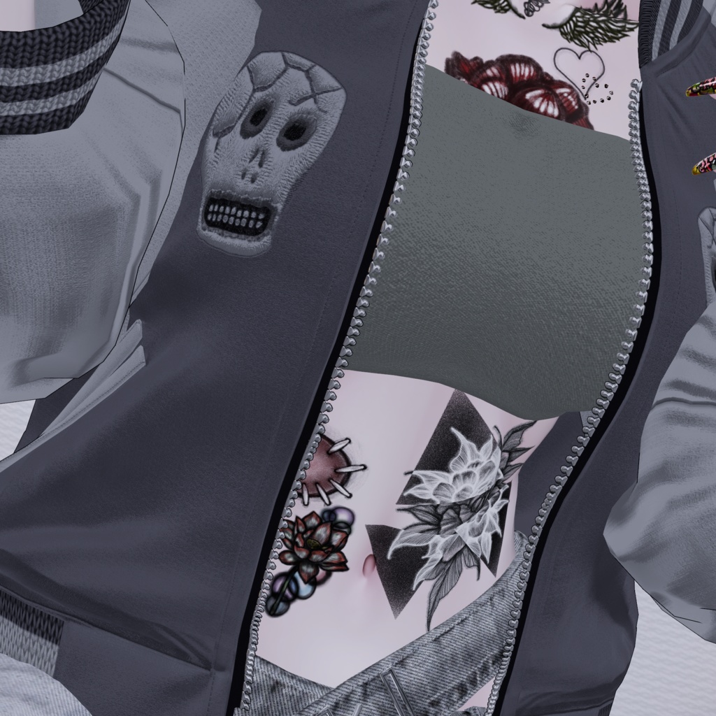 TattooSet_Flower 【VRC想定】