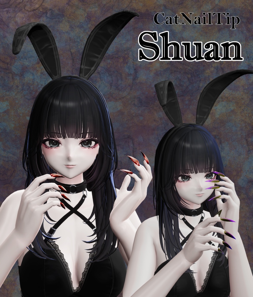【MA対応】CatNailTip【VRC想定】11アバターMA設定済