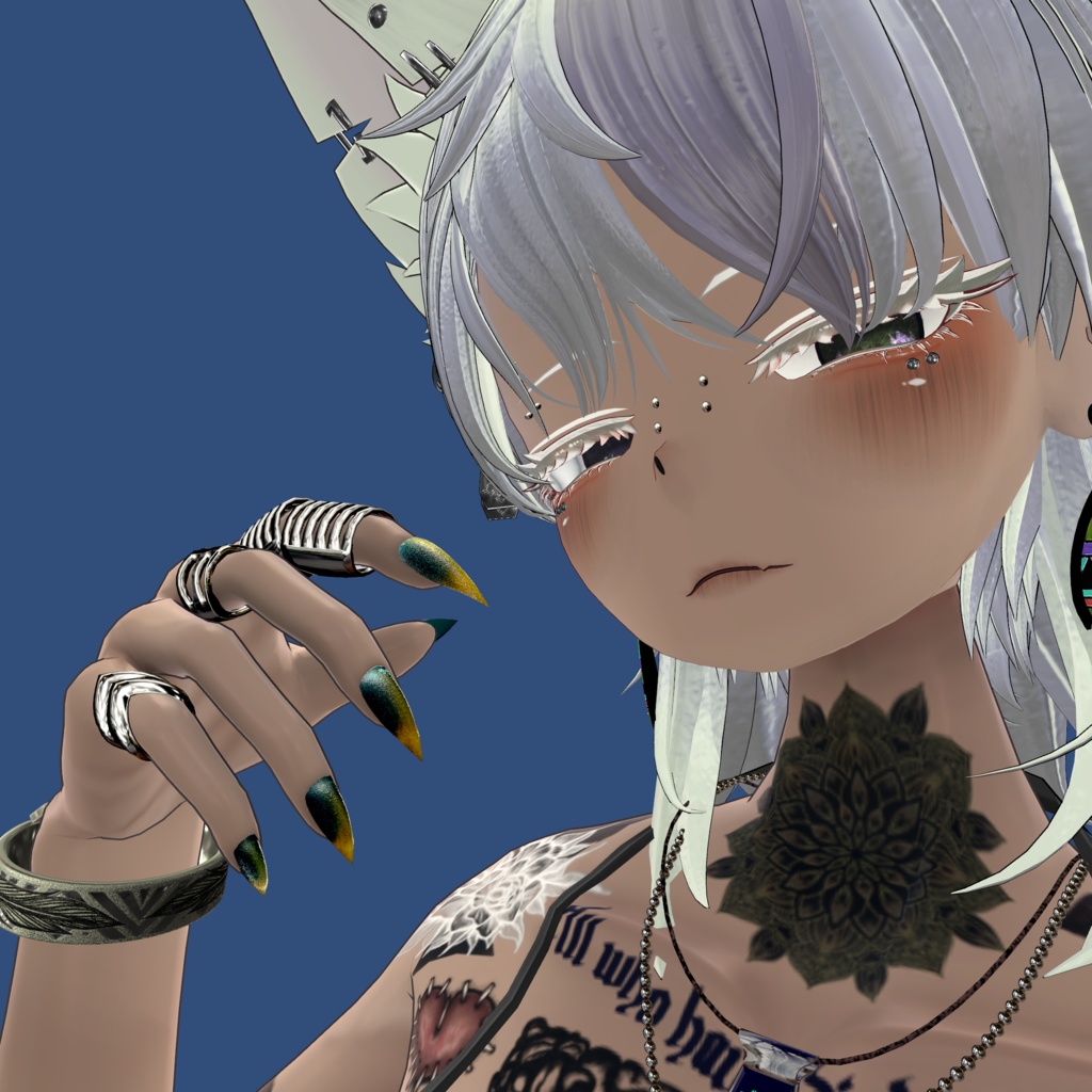 【MA対応】CatNailTip【VRC想定】11アバターMA設定済