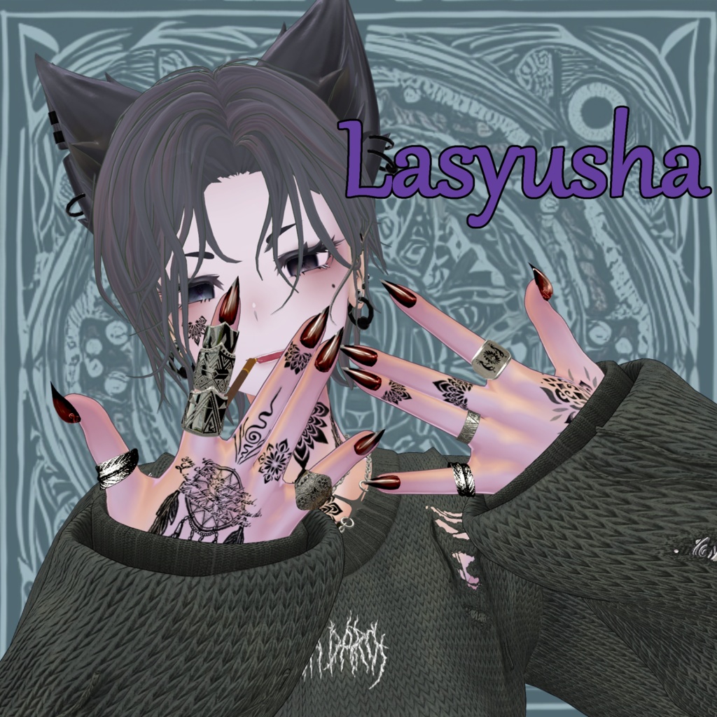 【MA対応】CatNailTip【VRC想定】11アバターMA設定済