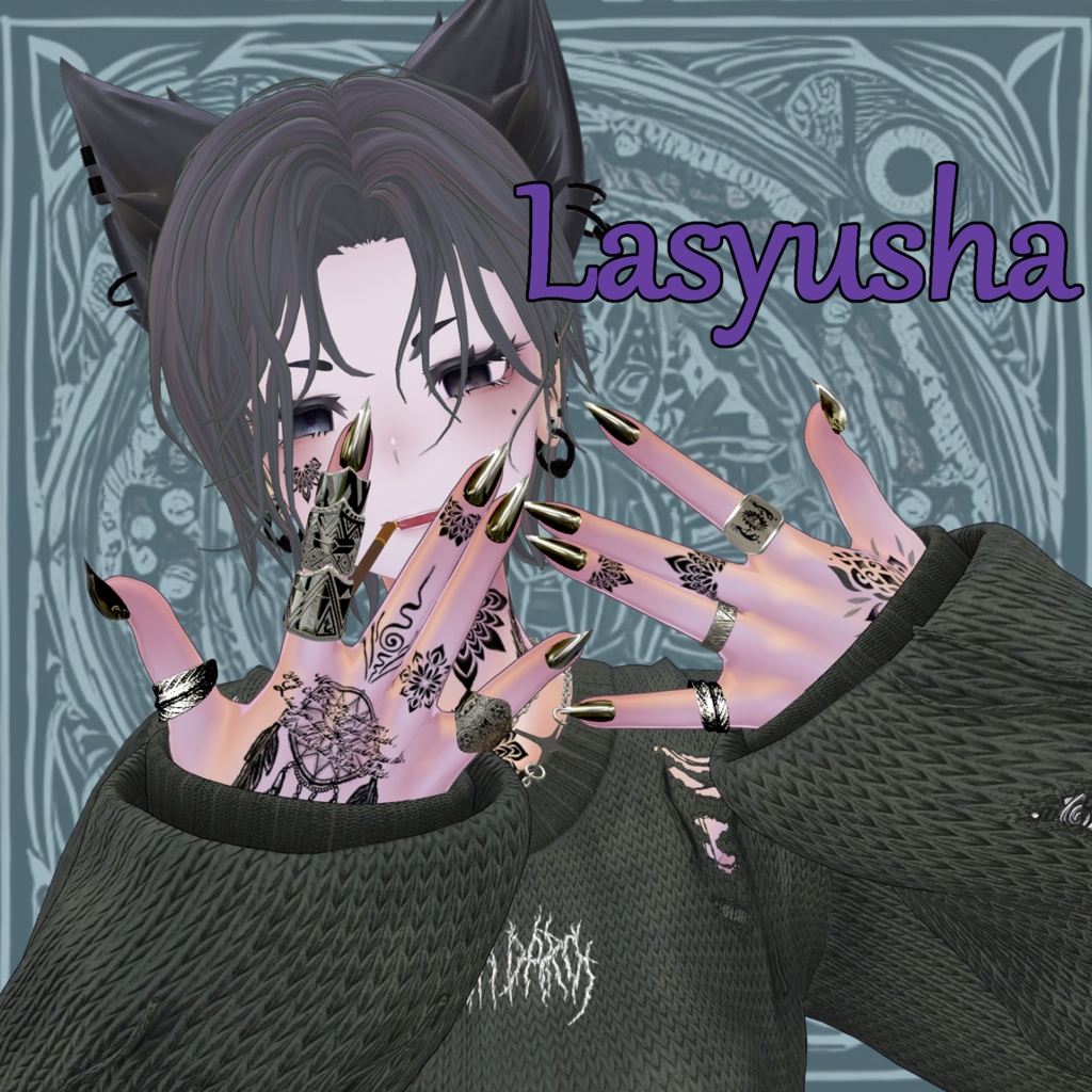 【MA対応】CatNailTip【VRC想定】11アバターMA設定済