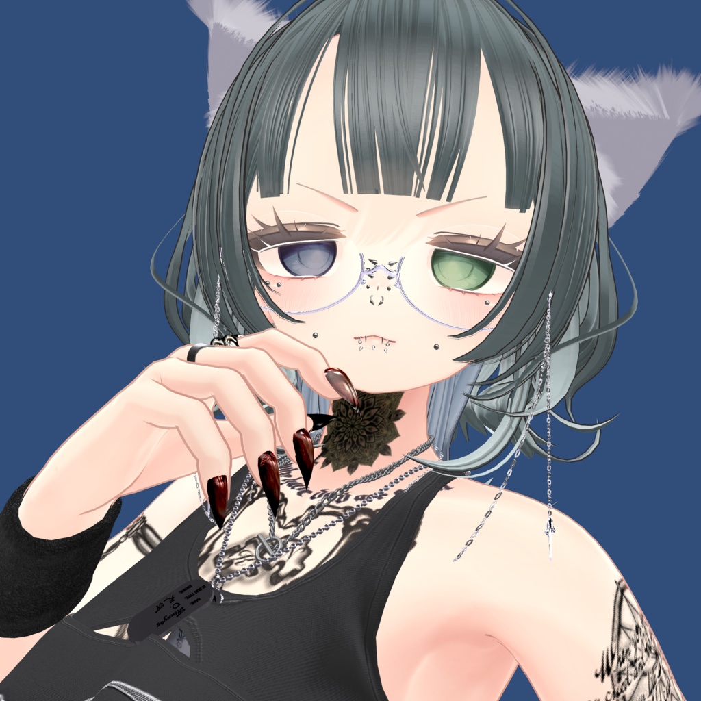 【MA対応】CatNailTip【VRC想定】11アバターMA設定済