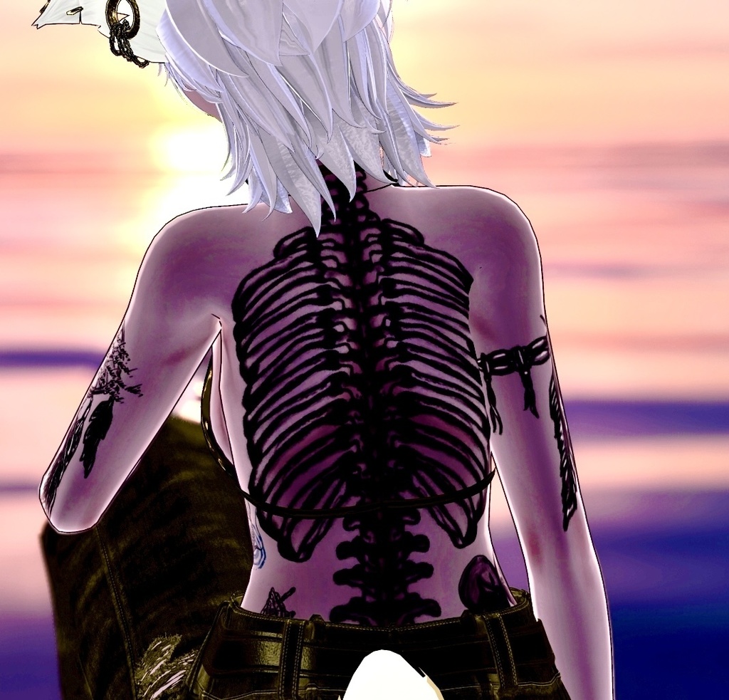 BoneTattooSet【VRC想定】