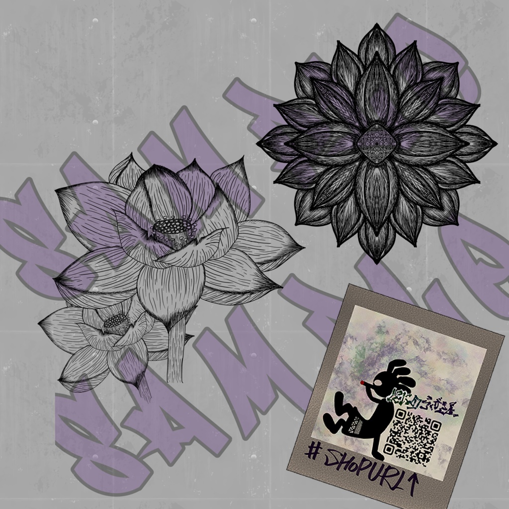 【Free】TattooSet_Flower