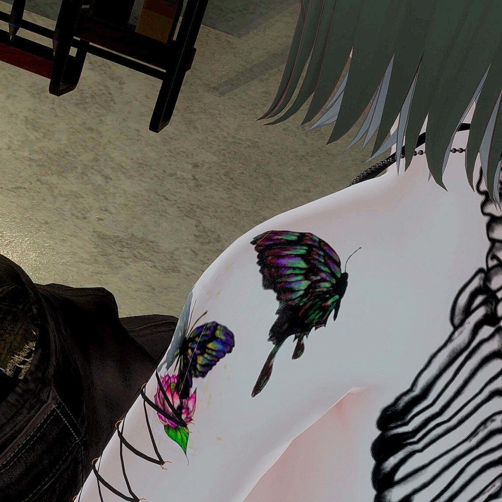 ButterflyTattooSet【VRC想定】