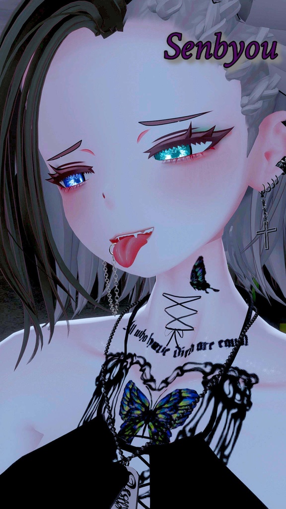 ButterflyTattooSet【VRC想定】