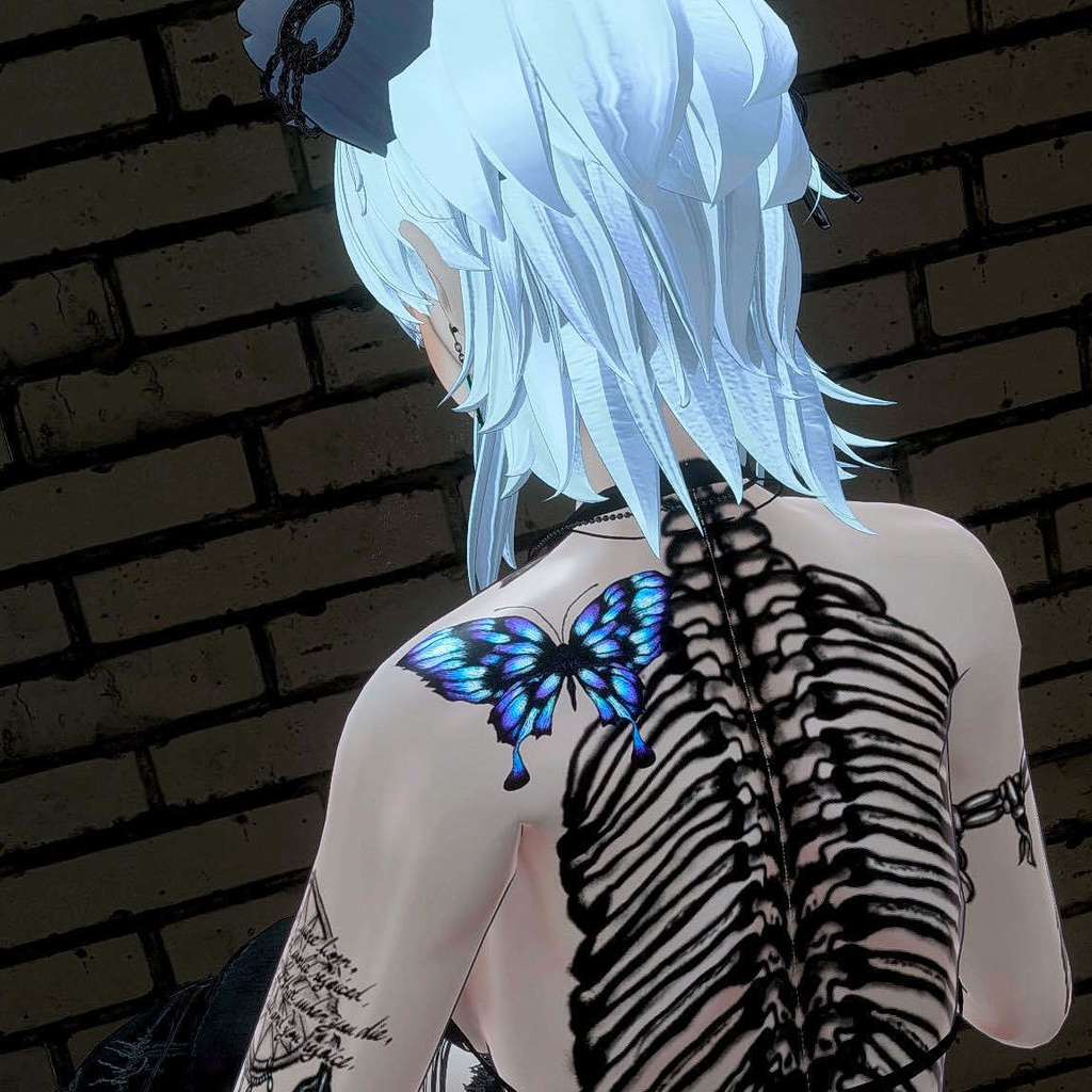 ButterflyTattooSet【VRC想定】