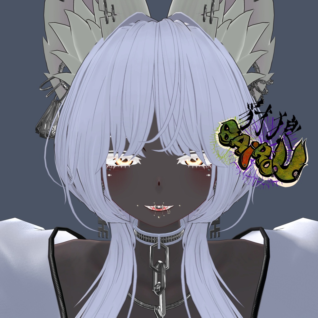 【VRC想定】口ピアスSet【MA設定済み】【LipSync設定済】