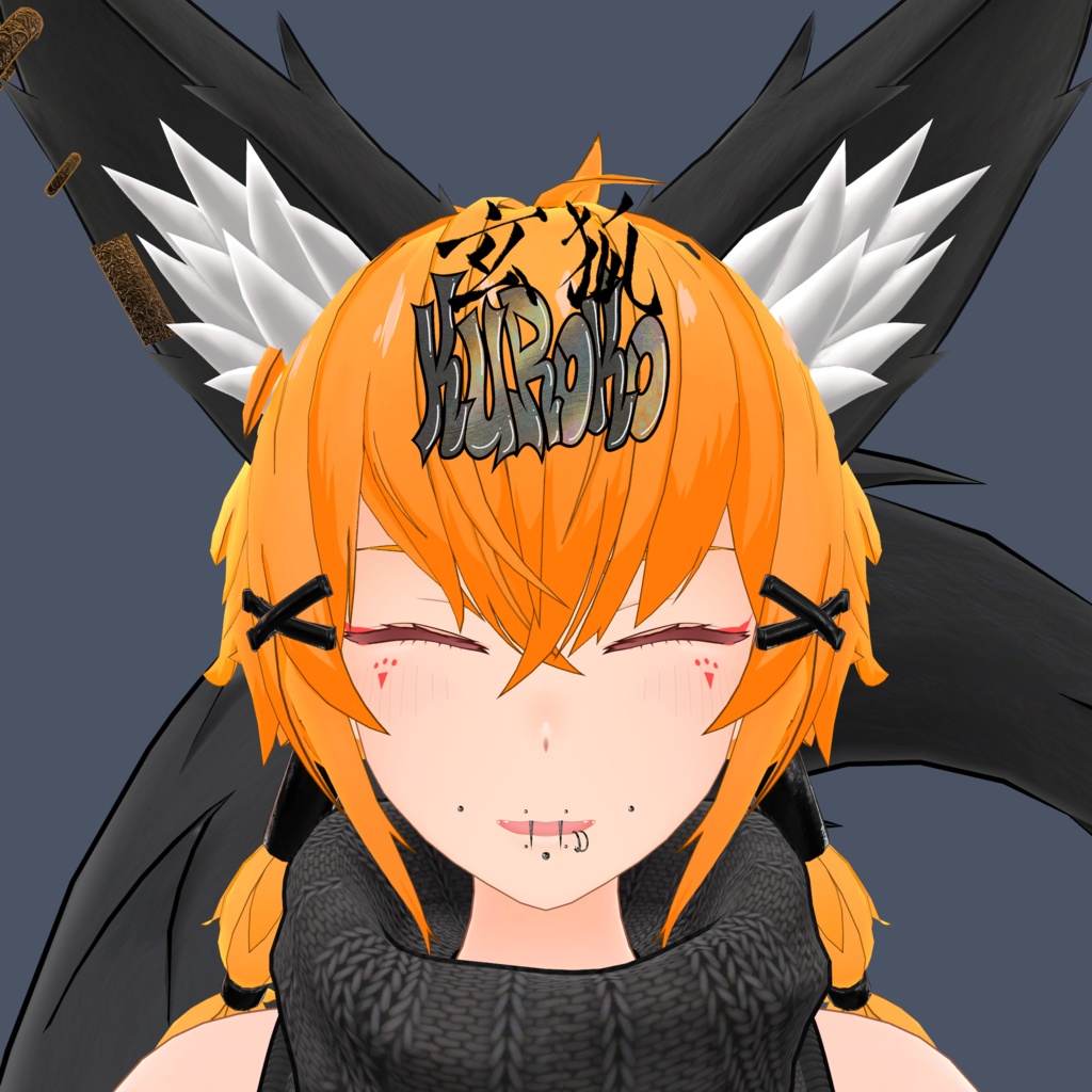 【VRC想定】口ピアスSet【MA設定済み】【LipSync設定済】